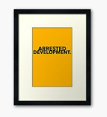 Arrested Development Design Framed Print