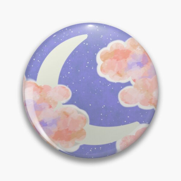 Item preview, Watercolor moon - silver linings. designed and sold by Willowwitch17.