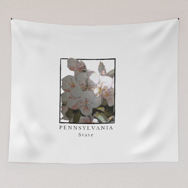 Item preview, Watercolor Pennsylvania State Mountain-laurel designed and sold by freshWaterCo.