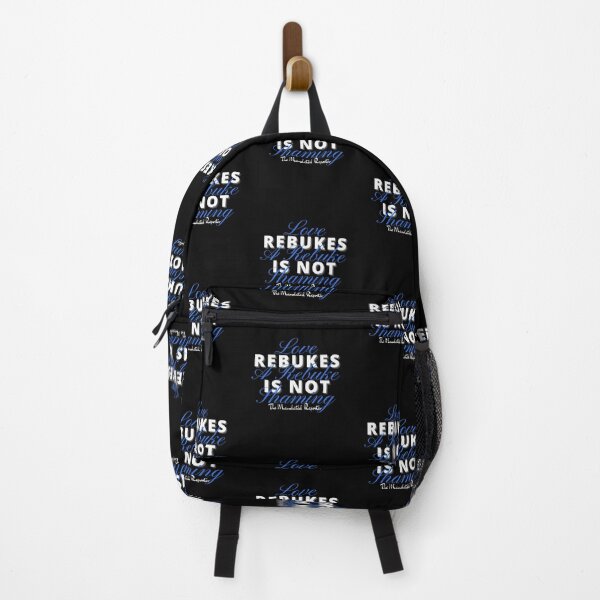 Item preview, Love Rebukes. A Rebuke is Not Shaming. - Black Blue designed and sold by TheReporter1.