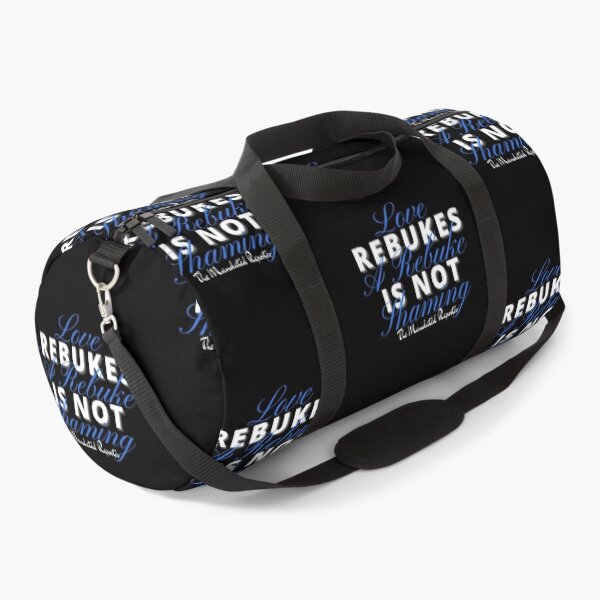 Item preview, Love Rebukes. A Rebuke is Not Shaming. - Black Blue designed and sold by TheReporter1.
