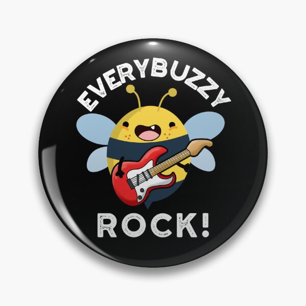 Item preview, Every Buzzy Rock Funny Bee Puns (Dark BG) designed and sold by punnybone.
