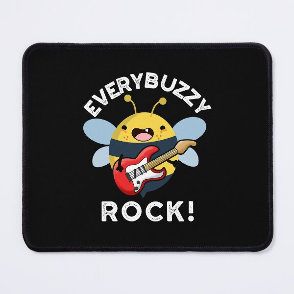 Item preview, Every Buzzy Rock Funny Bee Puns (Dark BG) designed and sold by punnybone.
