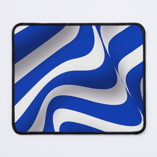 Item preview, Abstract Strips Art white Blue designed and sold by Tshirtstory.