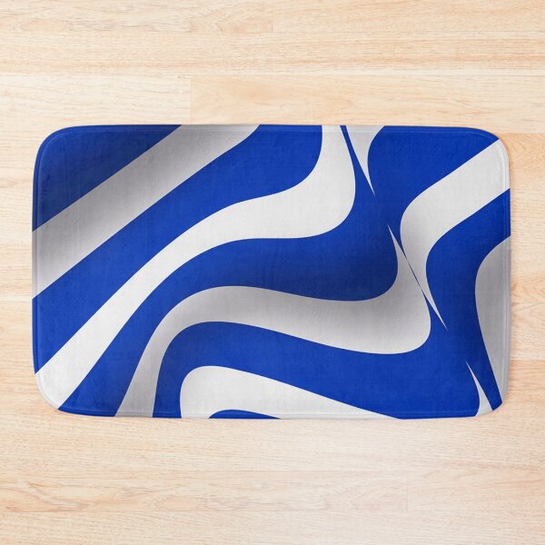 Item preview, Abstract Strips Art white Blue  designed and sold by Tshirtstory.