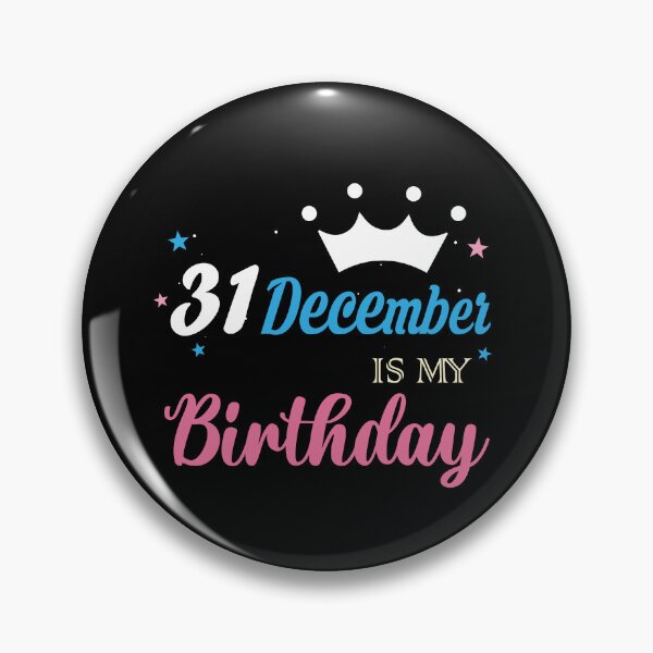 Item preview, happy birthday december 31 designed and sold by Thealstars  ⭐⭐⭐⭐⭐.