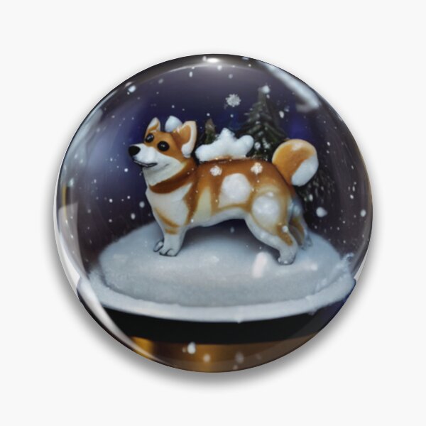 Item preview, Shiba Inu Snow Globe designed and sold by Paint-of-Heart.