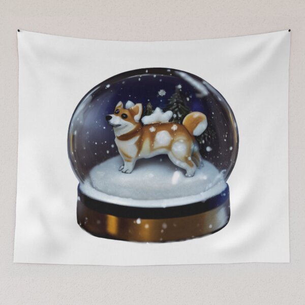 Item preview, Shiba Inu Snow Globe designed and sold by Paint-of-Heart.