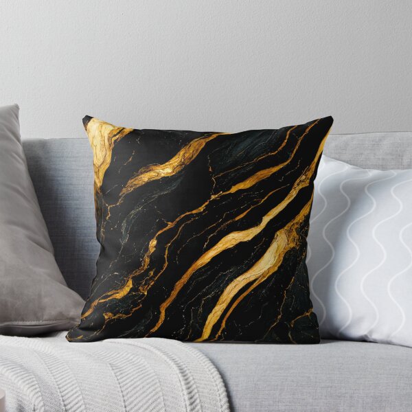 Item preview, Black and Gold Marble designed and sold by ArtMadeByAI.