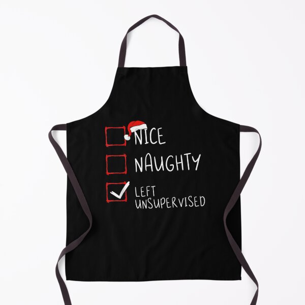 Item preview, Nice Naughty Left Unsupervised Christmas List Santa Claus T-Shirt designed and sold by BertscheFranz.
