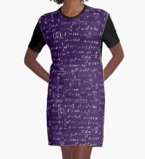 Physics - purple Graphic T-Shirt Dress