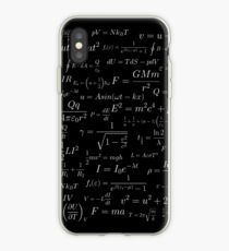 Physik - weiß auf schwarz iPhone-Hülle & Cover