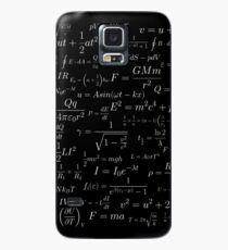 Physik - weiß auf schwarz Hülle & Klebefolie für Samsung Galaxy