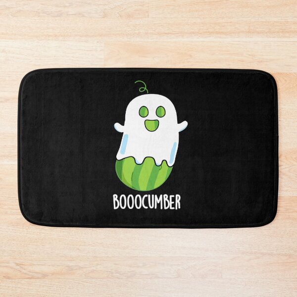 Item preview, Booocumber Ghost Funny Cucumber Puns (Dark BG) designed and sold by punnybone.
