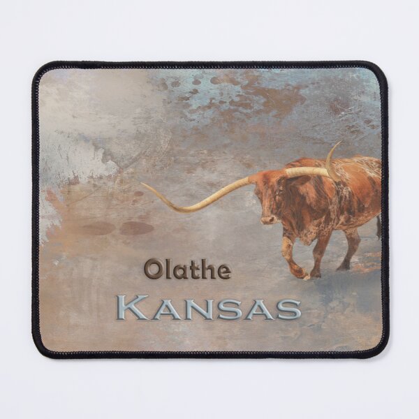 Item preview, Longhorn Bull Olathe Kansas designed and sold by Elisabeth Lucas.