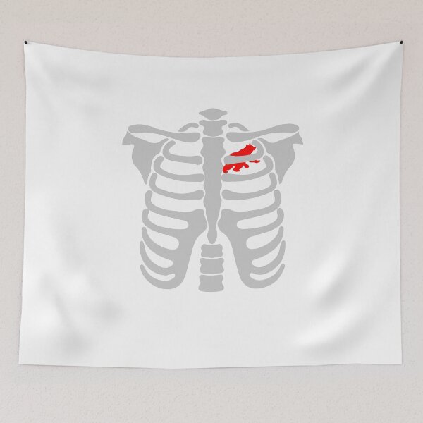 Item preview, Bear In Heart Skeletons Halloween Funny  designed and sold by Seas Wanda.
