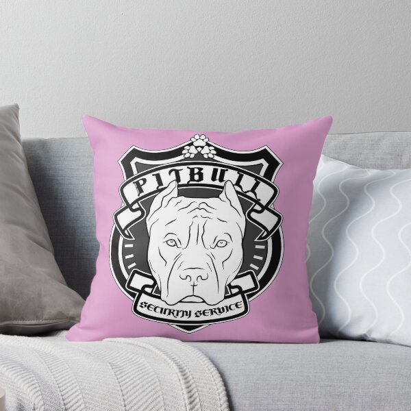 Item preview, PITBULL Security Service - Pink designed and sold by ThreePuppers.