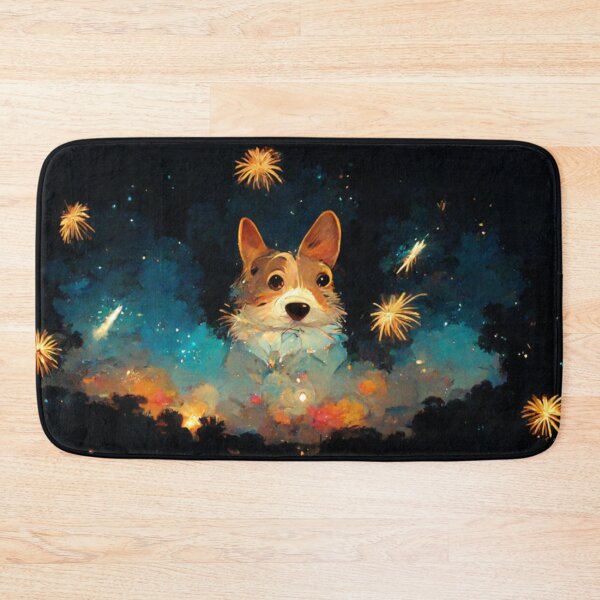 Item preview, Fireworks Corgi  designed and sold by Paint-of-Heart.