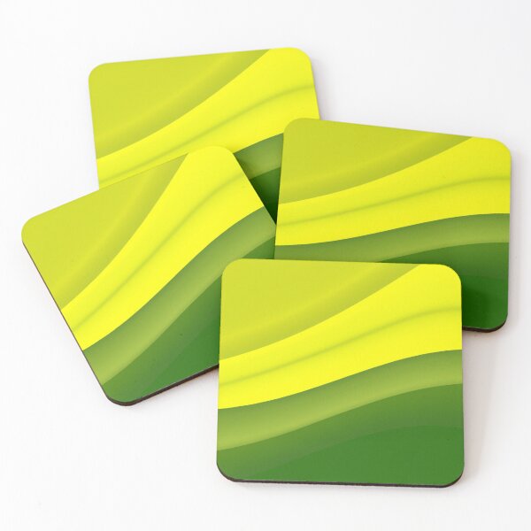 Item preview, Dark and Light Green Yellow Shapes With Background  designed and sold by Evolvity.