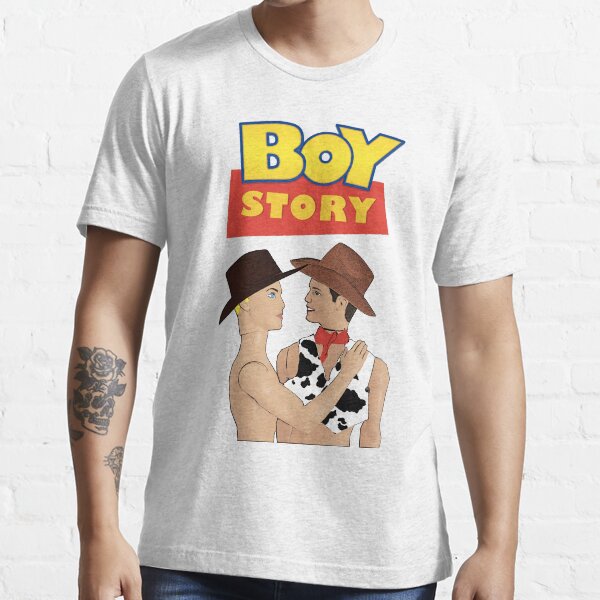 Boy Story! Funny, Gay Interest, LGBT, Design, Gay Art! Queer Art! Essential T-Shirt