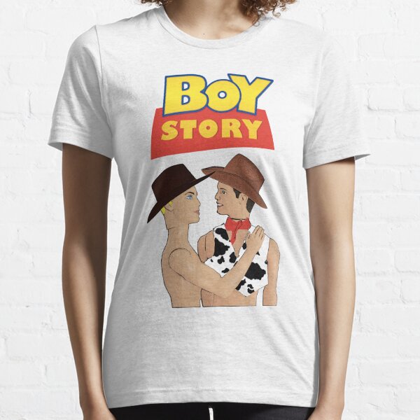 Boy Story! Funny, Gay Interest, LGBT, Design, Gay Art! Queer Art! Essential T-Shirt
