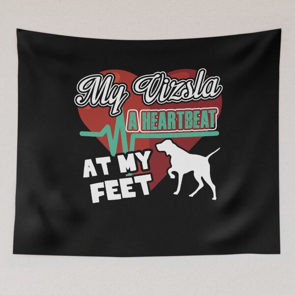 Item preview, My Vizsla A Heartbeat at My Feet designed and sold by UnknownArtistt.