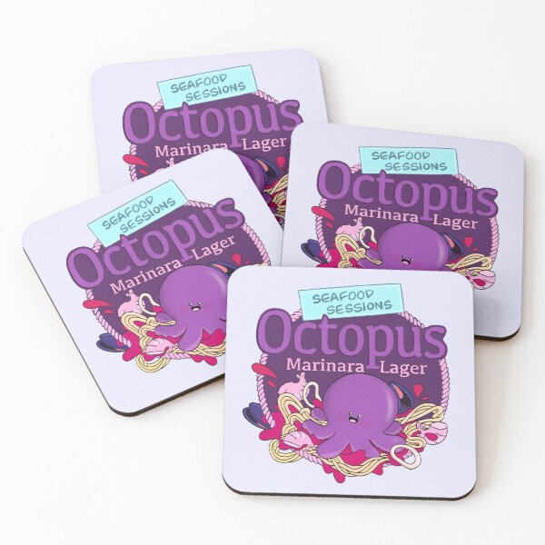 Item preview, Seafood Sessions - Octopus Marinara Lager designed and sold by LisaVertudaches.