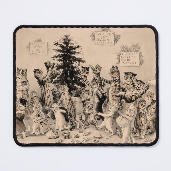 Item preview, Louis Wain- Gatos navideños vintage designed and sold by DigitalEffects.