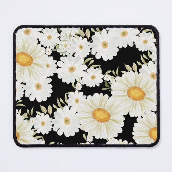 Item preview, daisy, white flowers, daisy patterns, floral pattern, floral wall art, daisy illustraition designed and sold by quotefactory.