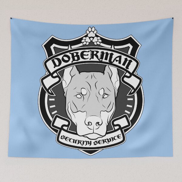 Item preview, DOBERMAN Security Service - Blue designed and sold by ThreePuppers.