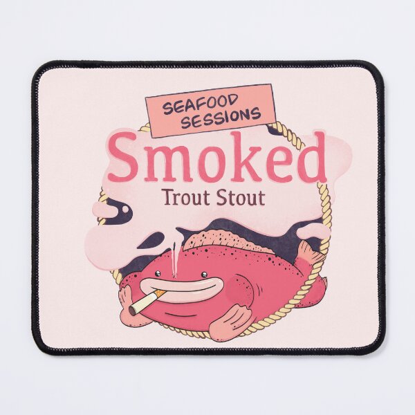 Item preview, Seafood Sessions - Smoked Trout Stout designed and sold by LisaVertudaches.