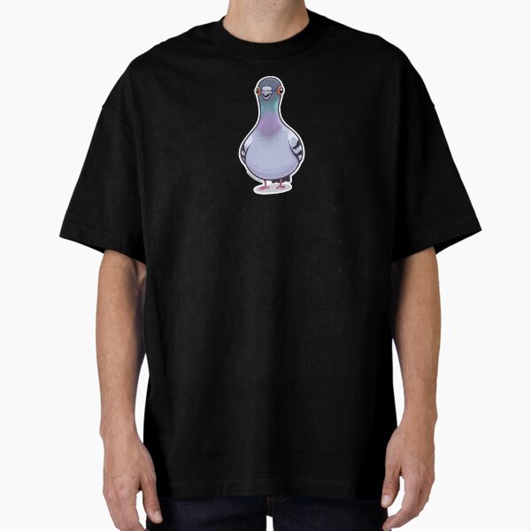 Pleasantly Surprised Pigeon Oversized T-Shirt