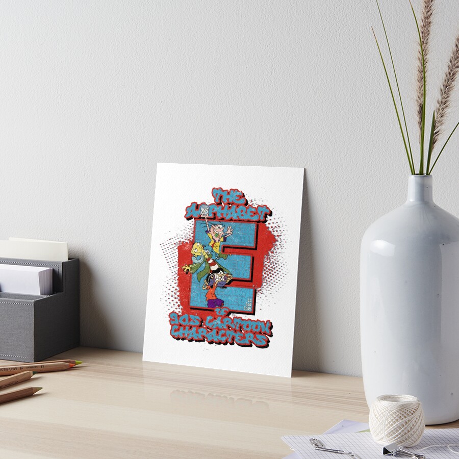 the-alphabet-of-90s-cartoon-characters-letter-e-is-for-ed-edd-and