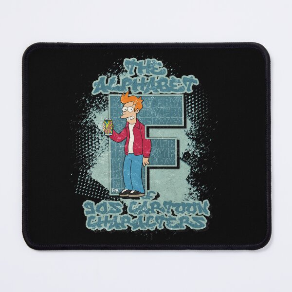 Item preview, The Alphabet of 90s Cartoon Characters Letter F is for Fry designed and sold by More-dan-Prints.