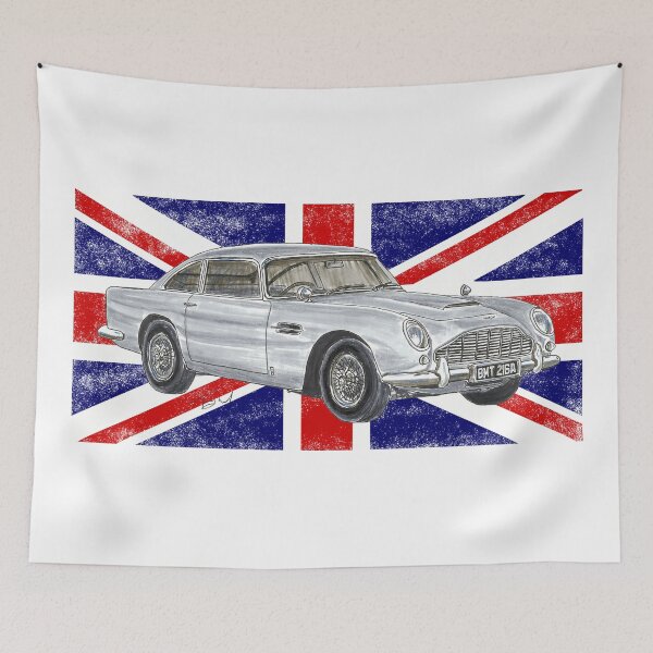Item preview, Vintage DB5 1965 British Car  designed and sold by WheelsinArt.