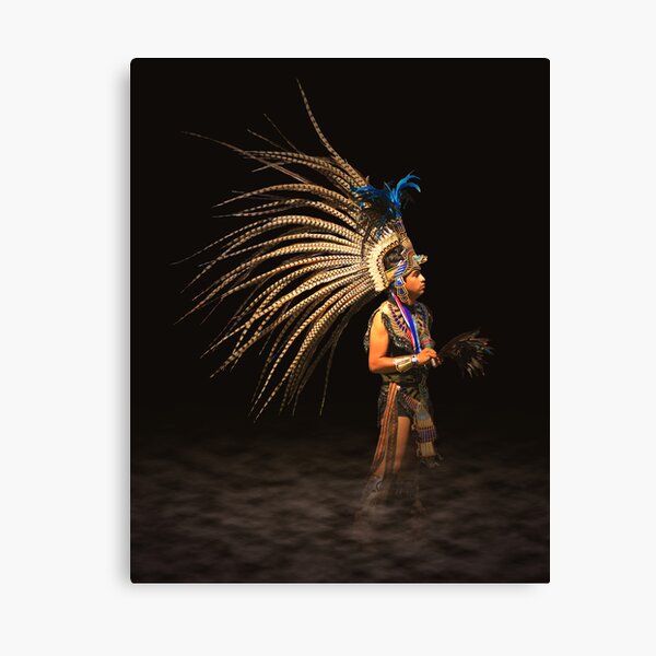 Aztec Dancer Canvas Print