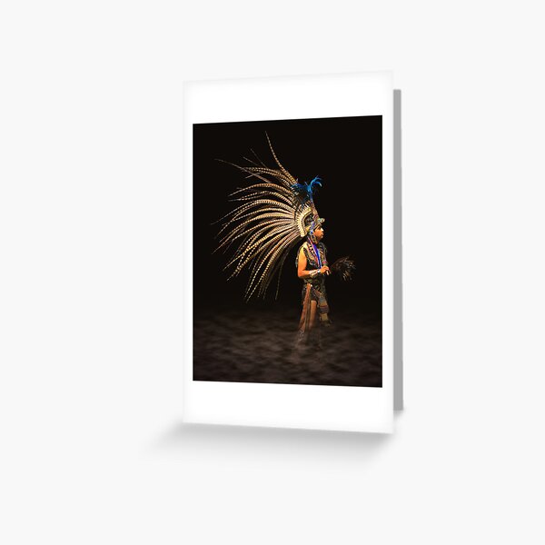 Aztec Dancer Greeting Card