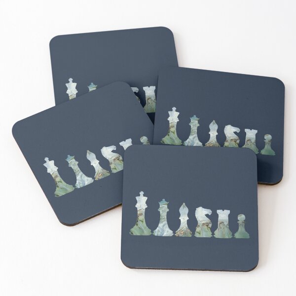 Item preview, Chess Pieces in Marble designed and sold by NineVi.