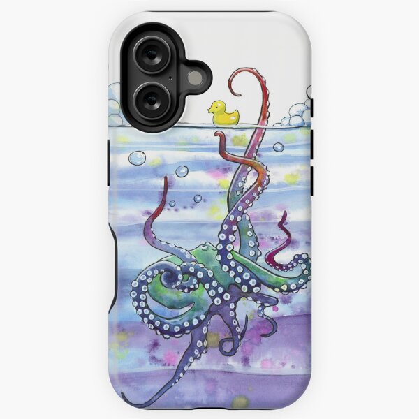 Item preview, Bath Time Octopus designed and sold by SamNagelArt.