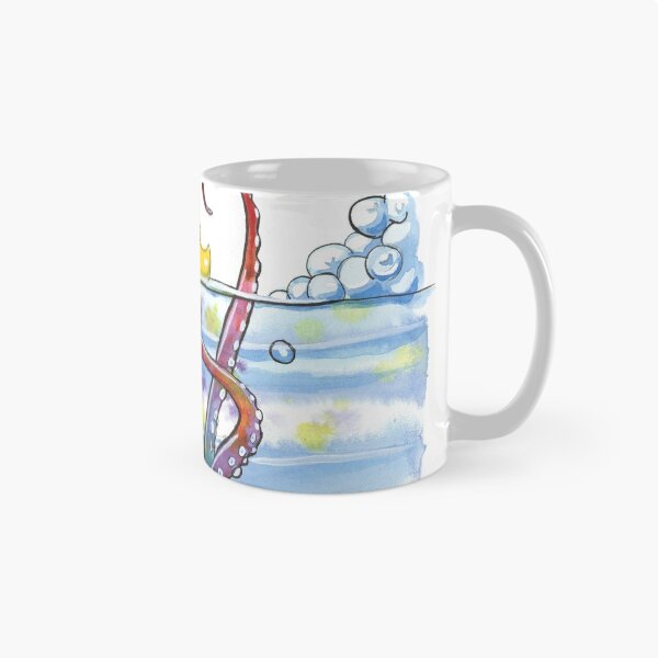 Item preview, Bath Time Octopus designed and sold by SamNagelArt.