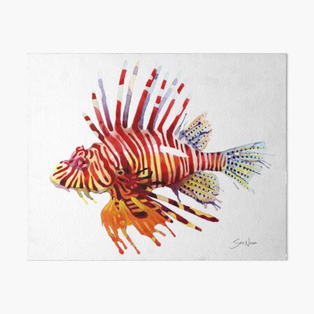 Lionfish Art Board Print