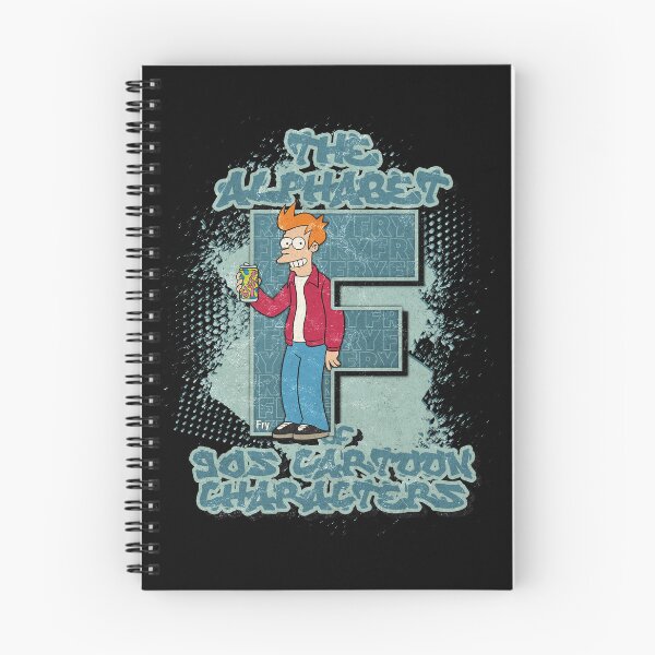 Item preview, The Alphabet of 90s Cartoon Characters Letter F is for Fry designed and sold by More-dan-Prints.