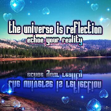 Artwork thumbnail, The Universe is Reflection by KimberZcreation