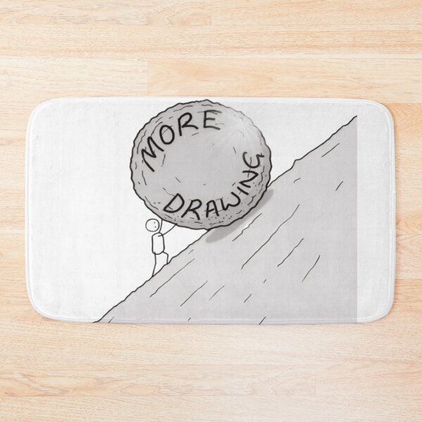 Item preview, Hand drawn human stories. Quote: "More drawing."  designed and sold by ErisMerch.