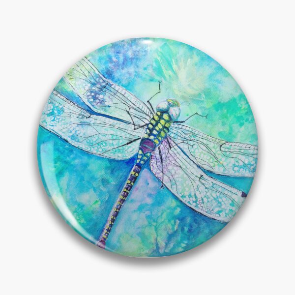 Item preview, Dragonfly illustration, water colour  designed and sold by OilPaintsHatts.