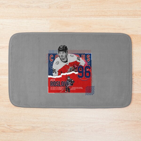Item preview, jack roslovic hockey paper poster blue jackets designed and sold by flakesand.