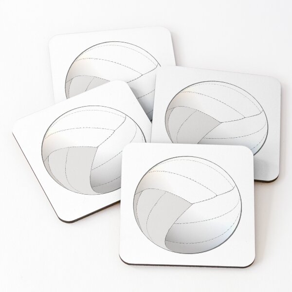 Item preview, Volleyball Lovers Floating Volleyball (White Background) designed and sold by ArtByLM.