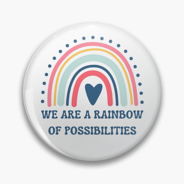 Item preview, Colorful Retro Rainbow Motivational Quote designed and sold by mann-doodles.