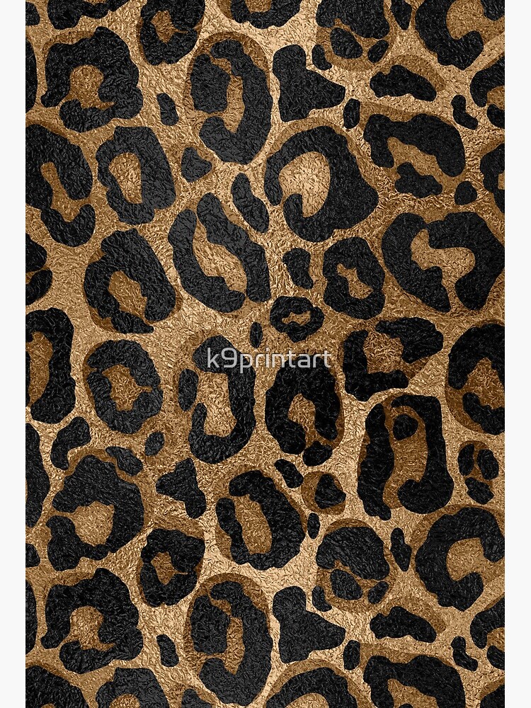 Sparkling Leopard Print Wallpaper