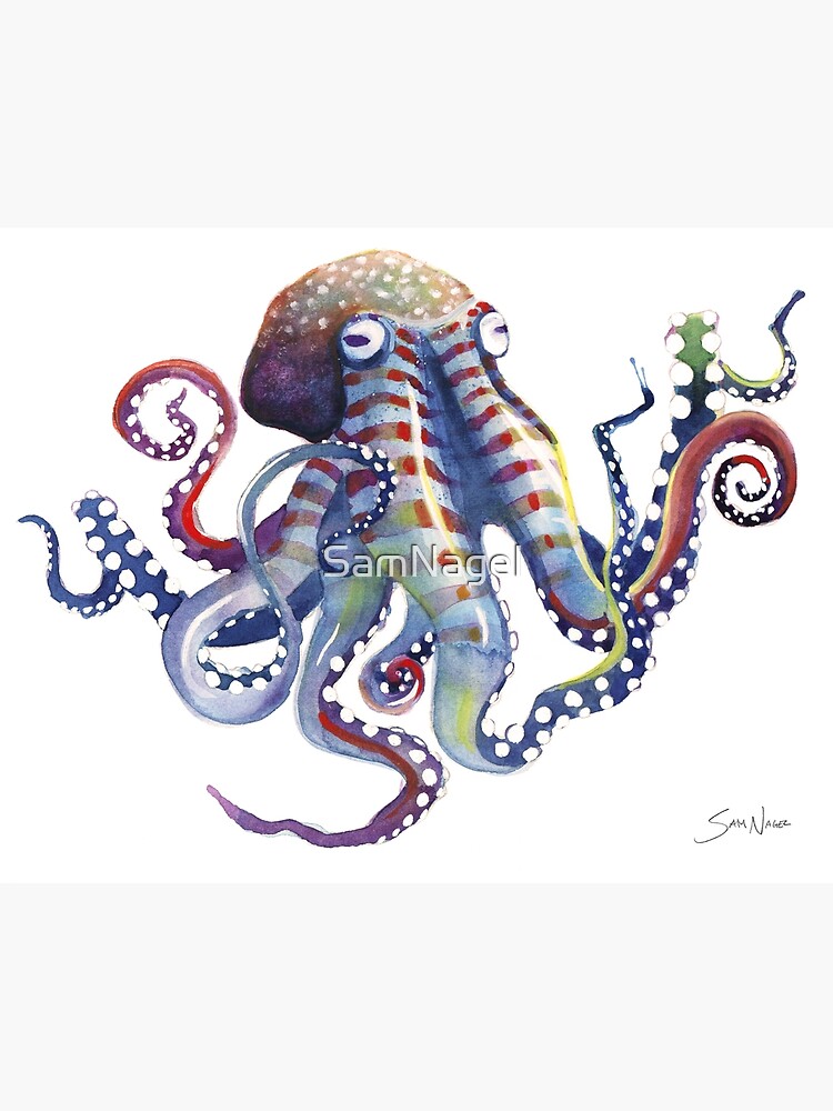 Disover Octopus Premium Matte Vertical Poster
